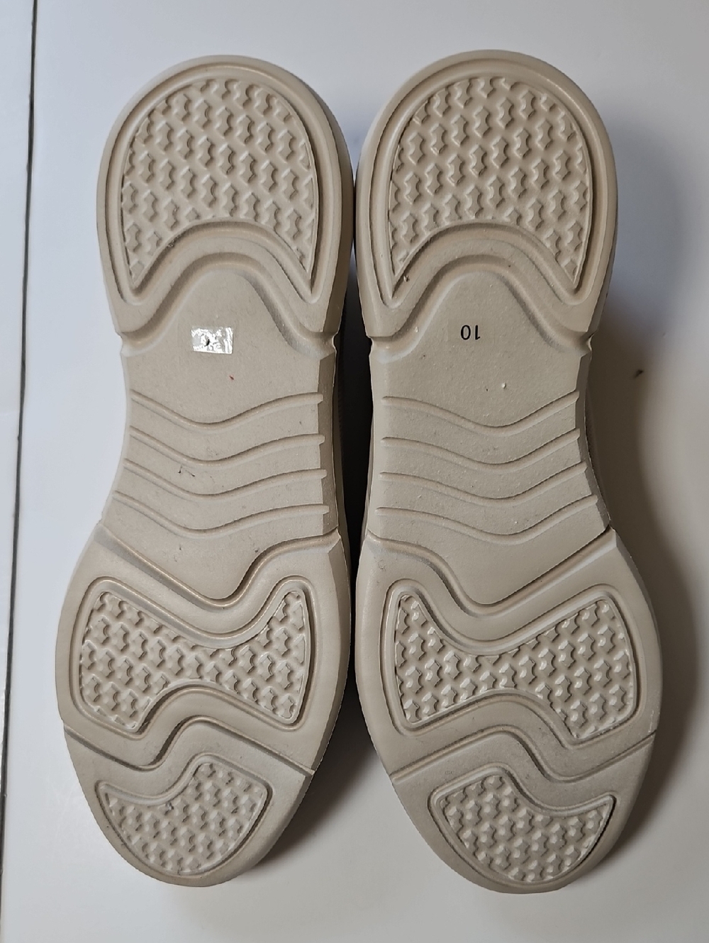 Dearfoams Size 10 Knit Ballet Flat Shoes Beige Casual Comfort Neutral - Picture 3 of 6